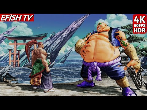 Kibagami Genjuro vs Earthquake (Hardest AI) - Samurai Shodown