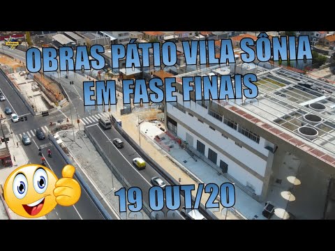 ESTAÇÃO PÁTIO VILA SÔNIA LINHA 4 AMARELA ATUALIZADO |QUASE PRONTO AS ENTRADAS DO ACESSO AO METRÔ|