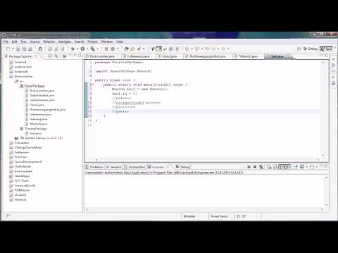 Java Tutorial 53 - Packages und Sichtbarkeit mit protected und Package Private
