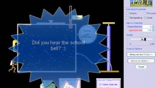 Simulating atmospheric pressure with PHET