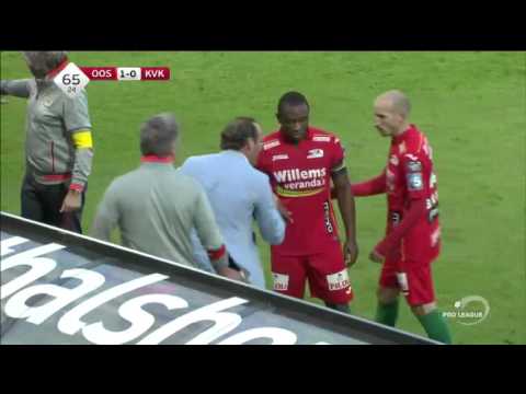 KV Oostende vs. Kortrijk  1 - 0  Goal Z. Cyriac  (Pro League - 19 September 2015)