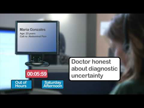 12 telephone consultation   abdo pain