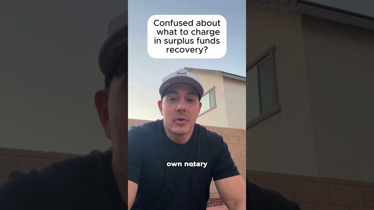 The Truth About What to Charge Your Surplus Funds Clients? (it's not that easy) #wealth #shorts