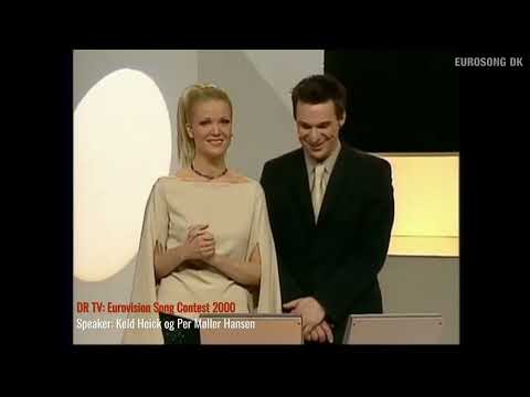 Den danske speaker - Per Møller Hansen  kastes under bussen i dansk Eurovision-sejr