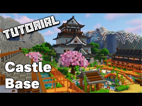 EPIC Japanese Castle Build - Minecraft Tutorial!
