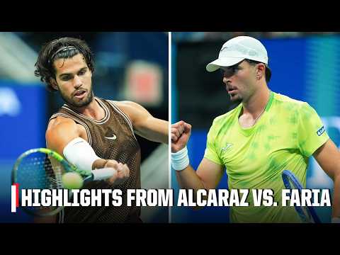 Intense Showdown 🔥 Jaime Faria vs. No. 2 Carlos Alcaraz | Full Match Highlights | 2026 US Open