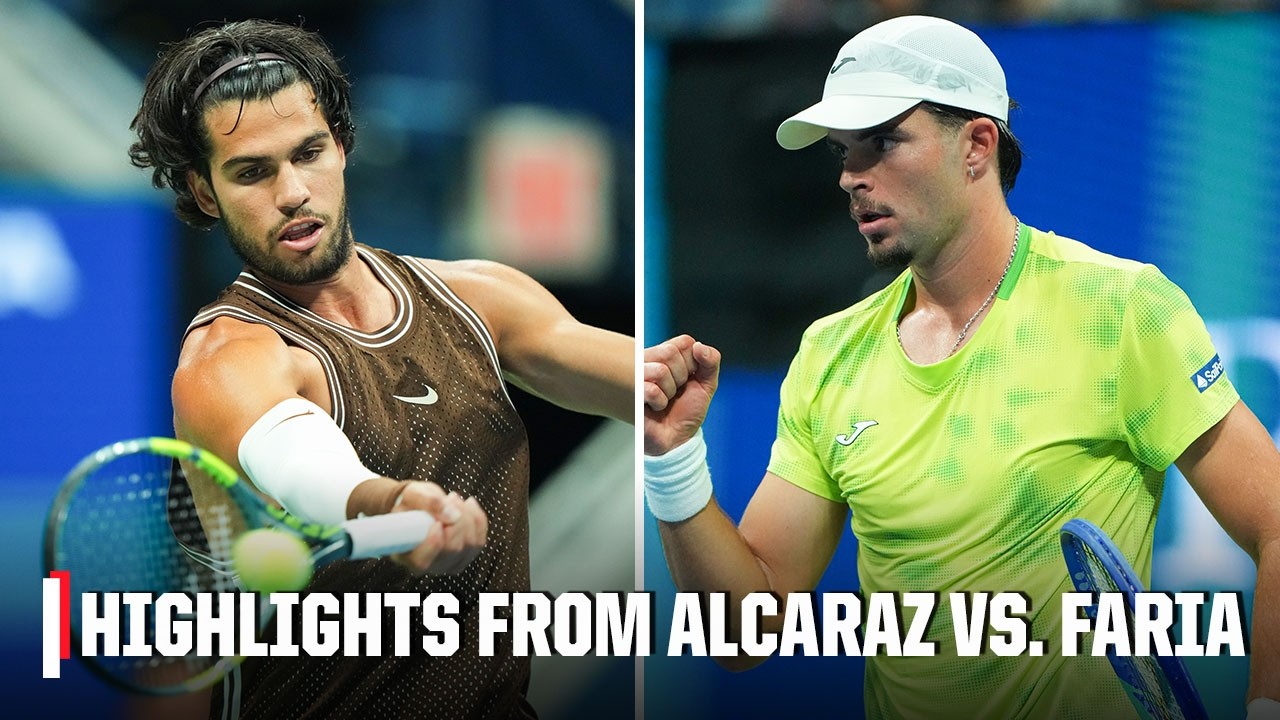 Intense Showdown 🔥 Jaime Faria vs. No. 2 Carlos Alcaraz | Full Match Highlights | 2026 US Open