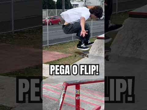 Raoni Martin in a Flip on the stairs!! #skateboarding #skate #skateboard