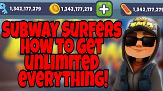 SUBWAY SURFERS HOW TO GET *UNLIMITED EVERYTHING* (2021)