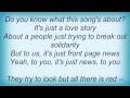 Scream - Solidarity Lyrics