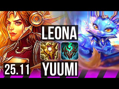 LEONA & Senna vs YUUMI & Swain (SUP) | KR Diamond | 25.11