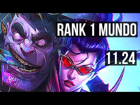 MUNDO vs VAYNE (TOP) | Rank 1 Mundo, 1.1M mastery | KR Challenger | 11.24