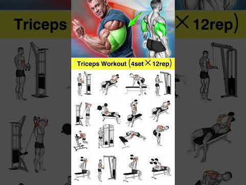 Day:53/60 Most Effective Triceps Workout#fitness #gym#explore#bodybuilding #fyp#workout #back#reels