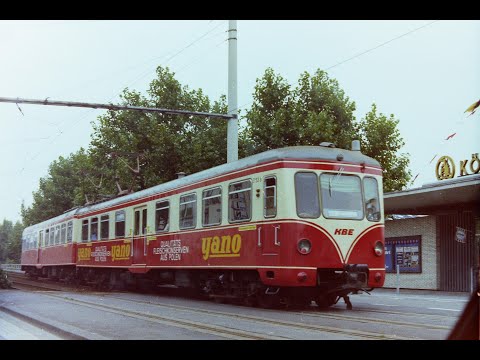 DE-50667 Köln Die Rheinuferbahn der Köln-Bonner-Eisenbahnen 1978