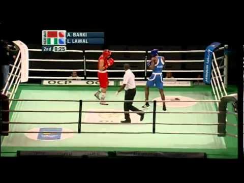 Light Heavy (81kg) SF - Barki (MAR) vs Lawal (NGR) - 2012 African Olympic Qualifying Event