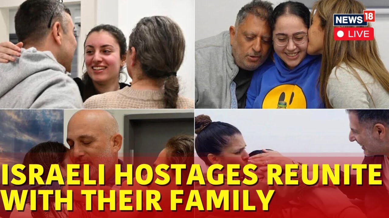 LIVE | 4 Female Israeli Hostages Reunite With Their Families After Being Released By Hamas | N18G