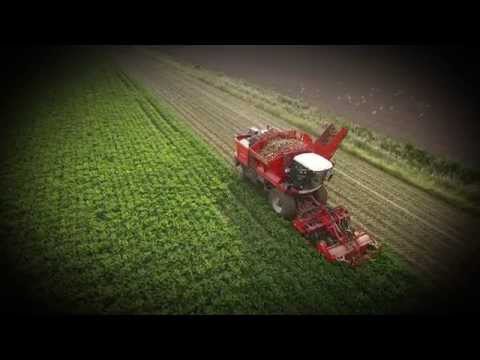 The new Holmer Exxact LightTraxx sugar beet harvester from de Vries (NL)