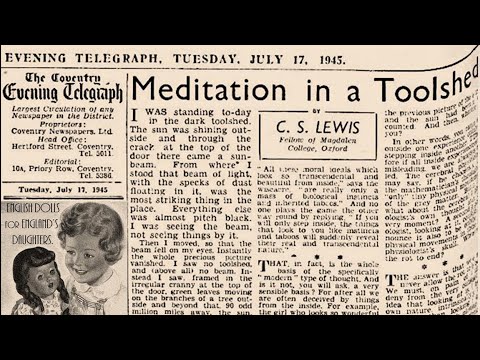 Meditation in a Toolshed by C.S. Lewis Doodle