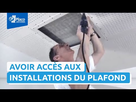 comment poser trappe de visite plafond