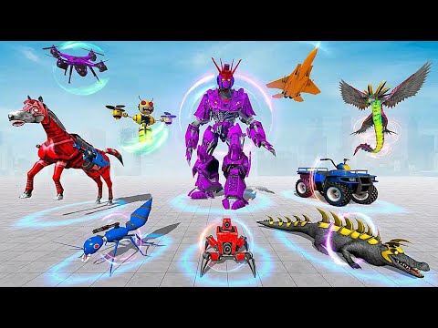 Horse Robot Car Game - Robot 02 Multiple Transformation to Saving World Part2 | Android iOS Gameplay