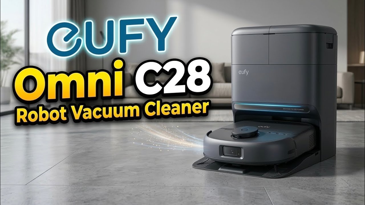 Miniatura da avaliação em vídeo de Robô Aspirador e Passa Pano Eufy C28 15.000 Pa 127V