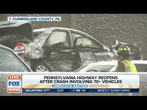 73 Vehicles Involved In Massive Pile-Up In Central PA During Winter Storm