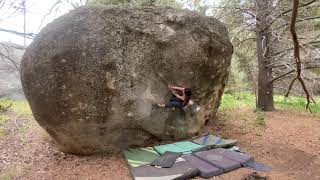 Video thumbnail de Flying Birdie, V5. Lake Tahoe