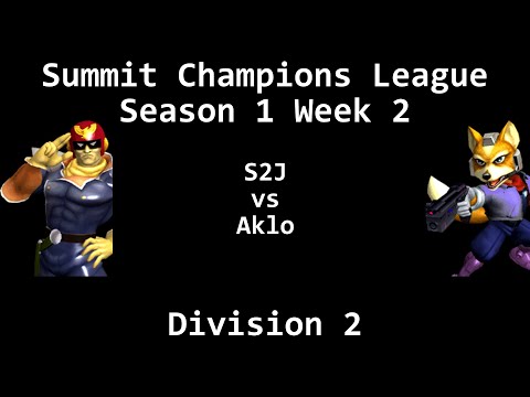 SCL1.2 - S2J (Captain Falcon) vs Aklo (Fox)