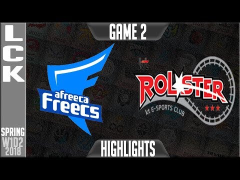 AFS vs KT Highlights Game 2 | LCK Spring 2018 S8 W1D2 | Afreeca Freecs vs KT Rolster G2