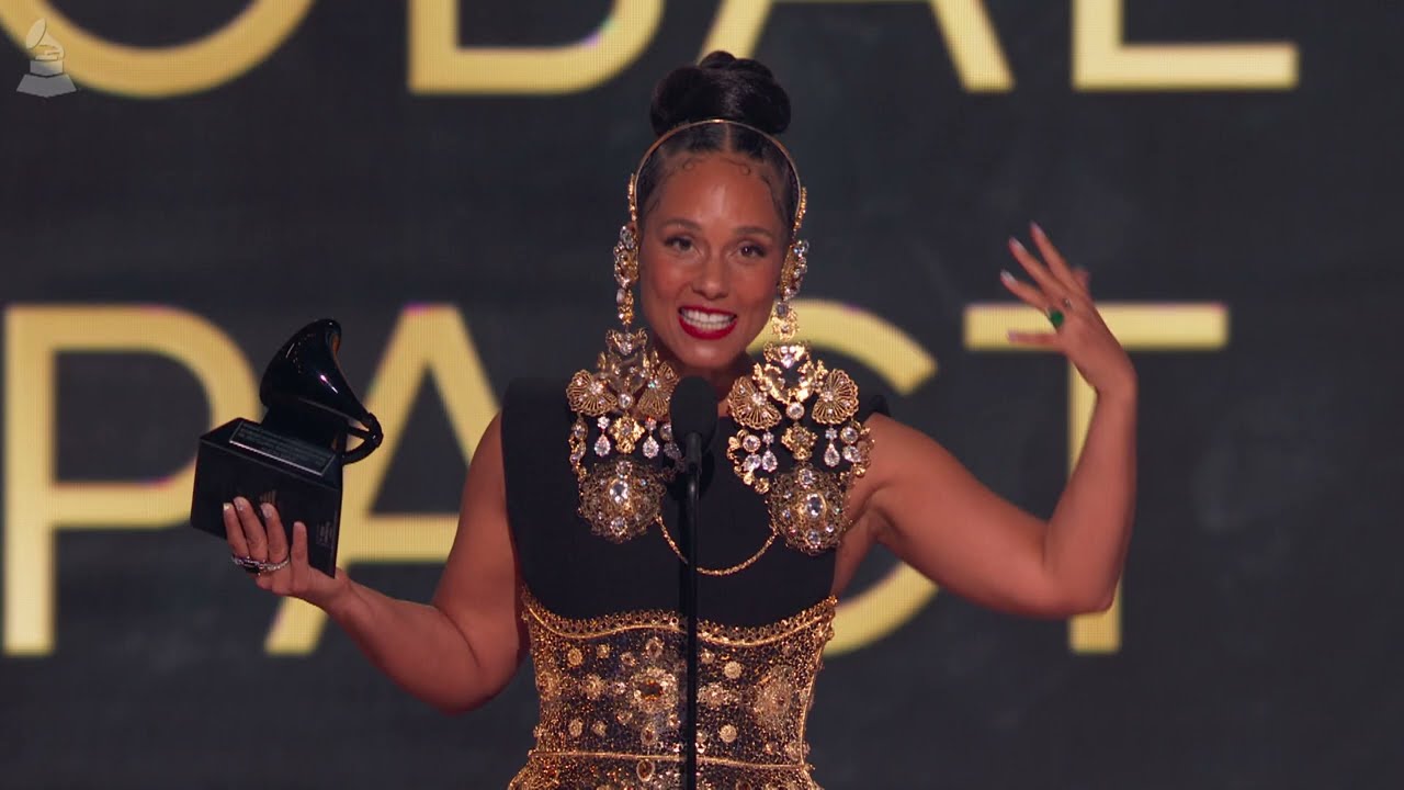ALICIA KEYS Wins Global Impact Award | 2025 GRAMMYs Acceptance Speech