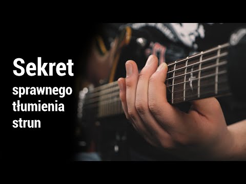 🎸Tłumienie strun na gitarze! Lekcja dla początkujących.