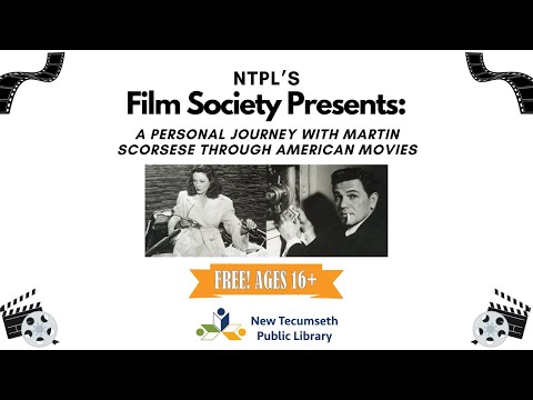 NTPL's Film Society Presents: A Personal Journey with Martin Scorsese through American Movies
