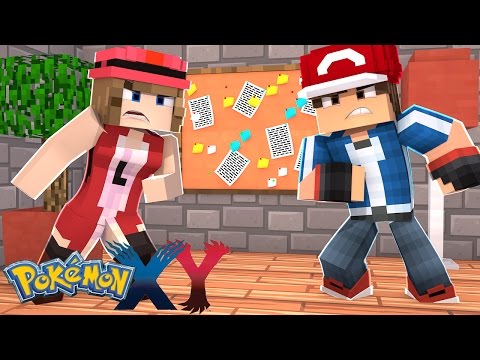 Minecraft: Pokemon X Y - SERENA E ASH BRIGARAM POR CAUSA DA MAY #29
