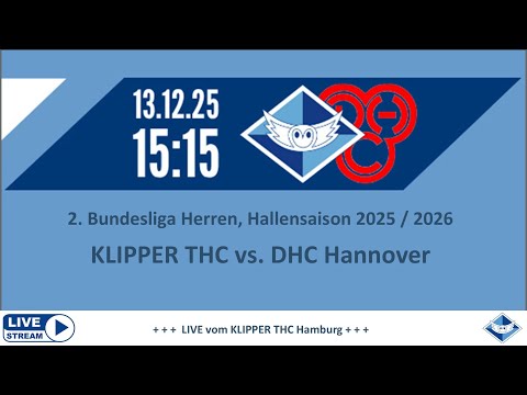 Klipper THC vs. DHC Hannover 2. Hockey Bundesliga Herren, Saison Halle 2025 / 2026