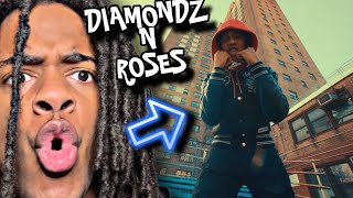 HOUNDDDD! Jay Hound, VaporGod - Diamondz n Roses [Official Music Video] REACTION