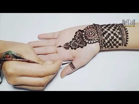 easy and beautiful Flowers 🌸🌸🌸 Mehndi Design For Beginner