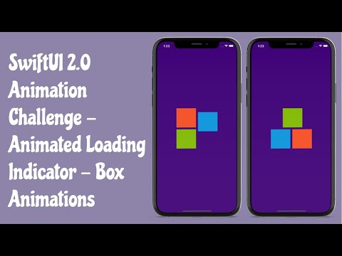 SwiftUI 2.0 Animation Challenge - Animated Loading Screen - Box Animations - SwiftUI Tutorials