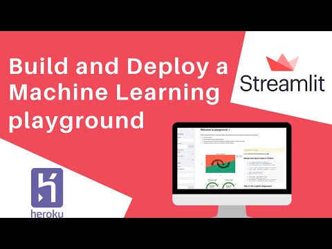 End to end tutorial to Build and Deploy a Streamlit Application on Heroku