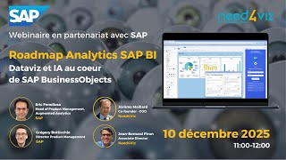 Roadmap SAP Analytics, Dataviz et IA au coeur de WebI avec N4V