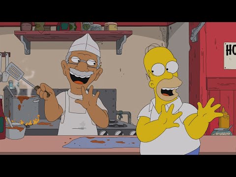 Homero se reencuentra con un viejo amigo. ¡HOT DOGS! Parte 1
