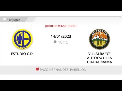 Junior masc C ESTUDIO - VILLALBA AUTOESCUELA GUADARRAMA