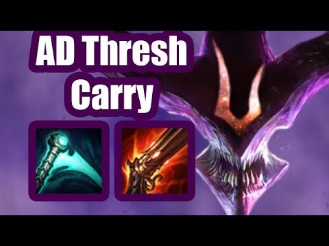 AD Burst Thresh Stomp - 13/0/8 CARRY TOP - League of Legends