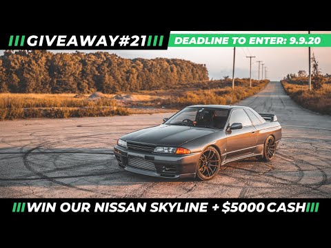 PRIME DRIVEN JDM Car Giveaway #21 - Mint condition R32 Nissan Skyline + $5,000 CASH!