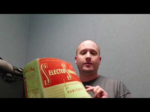 Selected Studies for Baritone , Gb Major Etude, pg. 30 by H. Voxman