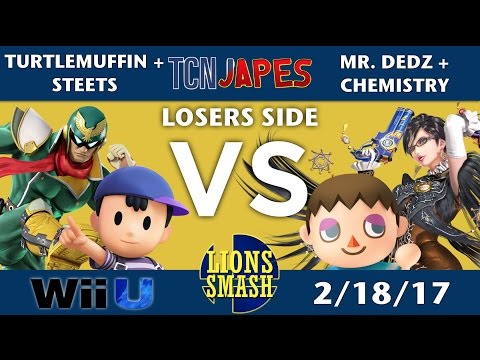 TCNJapes - Steets + Turtlemuffin vs Mr. DeDz + Chemistry - SSB4 Doubles - Smash Wii U - Smash 4