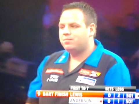 9- darter Adrian Lewis 03 january 2011