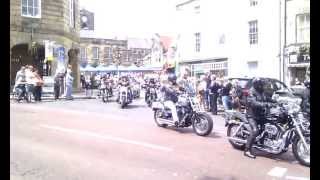 preview picture of video 'Harley Owners Group (HOG) Geordie Chapter Leaving Alnwick'
