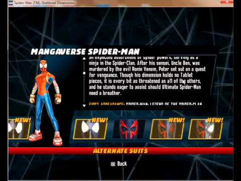 spider man shattered dimensions pc cheats