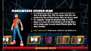 Spiderman Shattered Dimensions pc all costumes