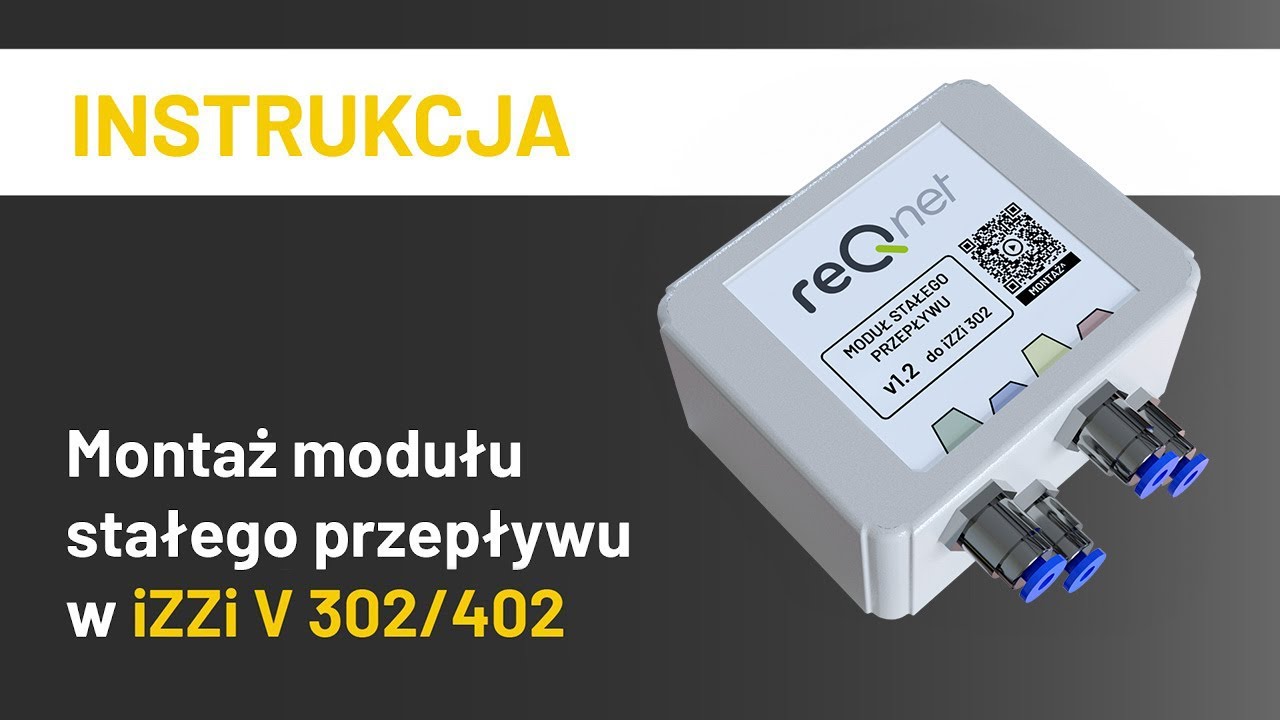 Instrukcja montażu modułu stałego przepływu w iZZi V.302/402 ERV